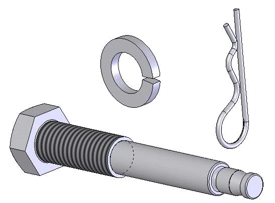 YAKIMA  Hitch Pin (fat) for 2" HoldUp, Backswing