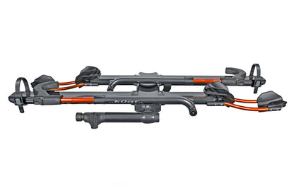 NV 2.0 - 1.25" - 2-Bike Rack - Gray Metallic and Orange Anodize