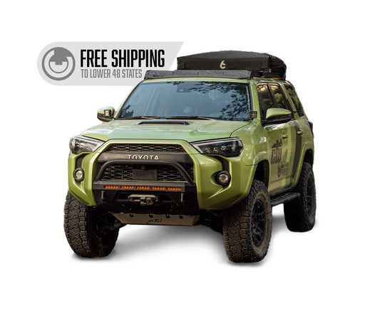 5th Gen Toyota 4Runner Prinsu Roof Rack Full Non-Drill Cutout for 40" Light Bar